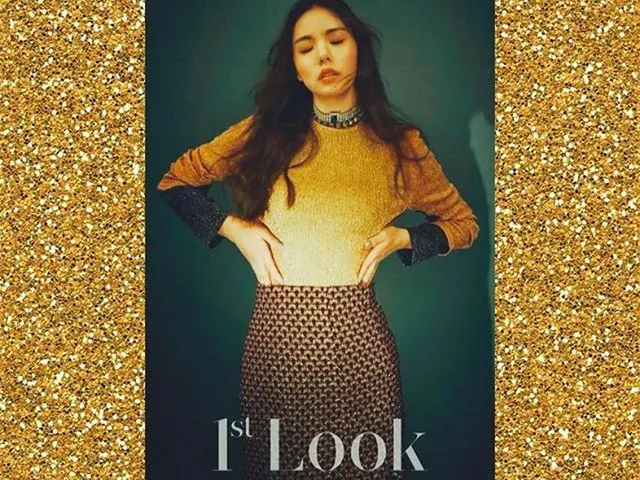 ”UNNIES” Min Hyo Lyn, released pictures. Magazine ”1st Look”
