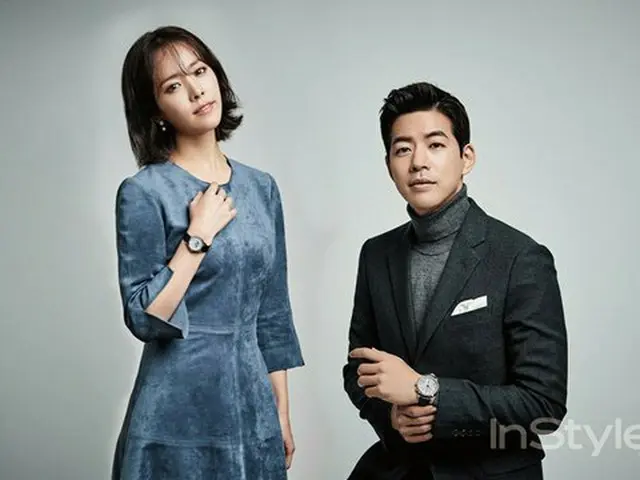 Actress Han Ji Min, released pictures. Also a two-shot with the magazine”InStyle”, actor Lee Sang Yu