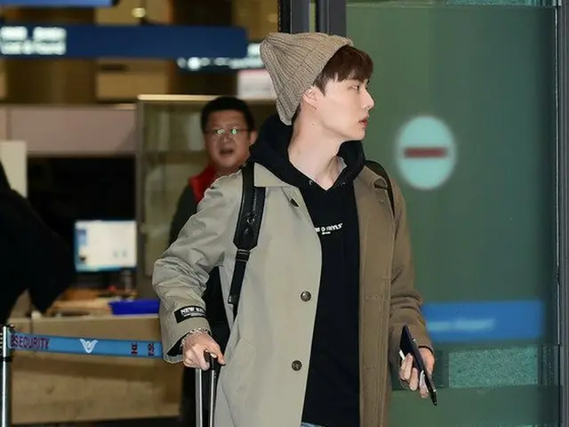 Actor Ahn Jae Hyeon, returning home. ”Shinsei Journey” record complete, IncheonInternational Airport