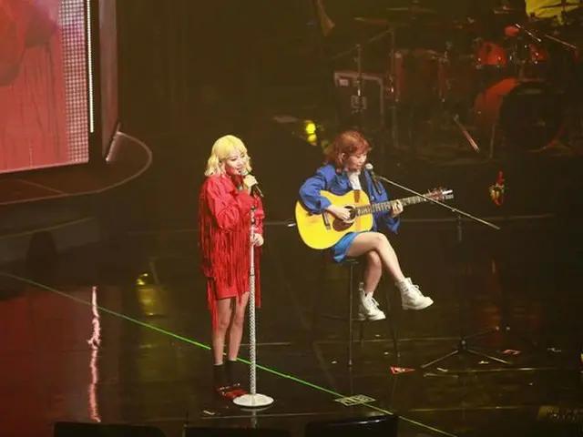 Bolbbalgan 4, attended the '27th Seoul Music Award' for the first time on the25th.