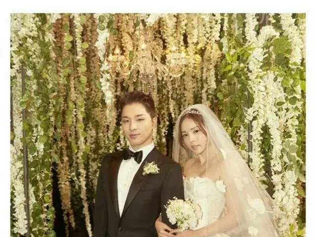 BIGBANG SOL, actress Min Hyo Lyn, wedding reception photo released.