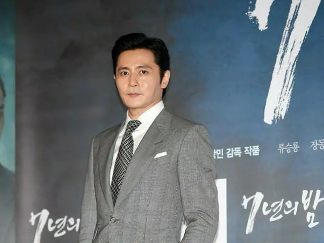 Actor Jang Dong Gun participated in the media preview of movie ”The Night of 7Years”. Seoul, CGV Yon