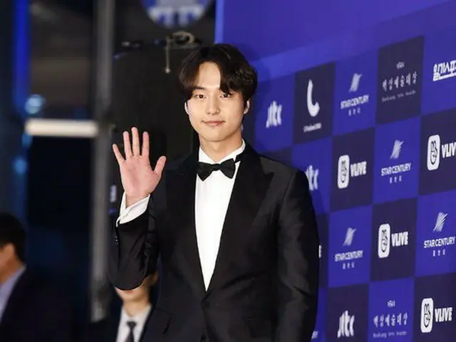 Actor Yang Se Jeong, participating in the awards ceremony. The 54th Peksan ArtAward, Seoul COEX.