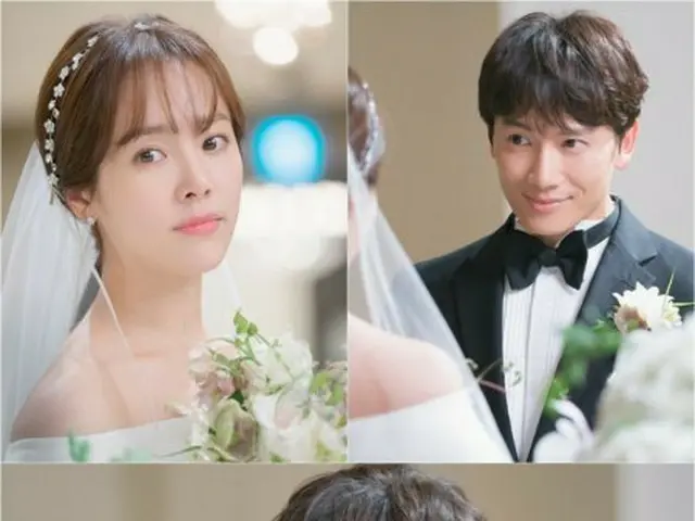 Actress Han Ji Min, wedding scene is released. ● Co-starring with actor Chosonin TV Series ”Knowing