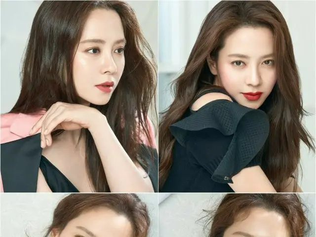 Actress Song Ji Hyo, released pictures.