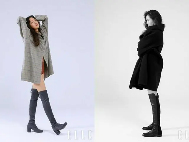 Actress Kong Hyo Jin, photos from ELLE.