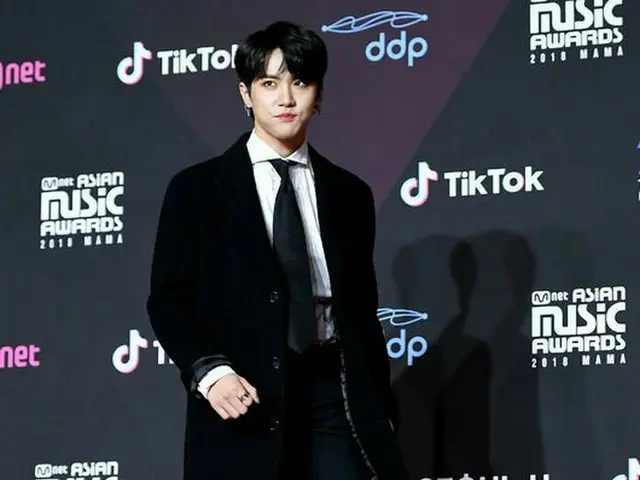JBJ former member Kim Dong-han, ”2018 MAMA PREMIERE in KOREA” red carpet. Seoul· Dongdaemun Design P