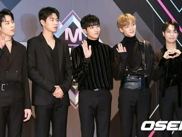 KNK, Mnet ”M COUNTDOWN” Attended the photo wall before live broadcast. On theafternoon of the 17th,