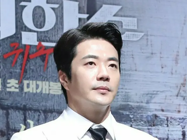 Actor Kwon Sang Woo, attended the production debriefing of the movie “God'sHand: Guis”. 1st morning,