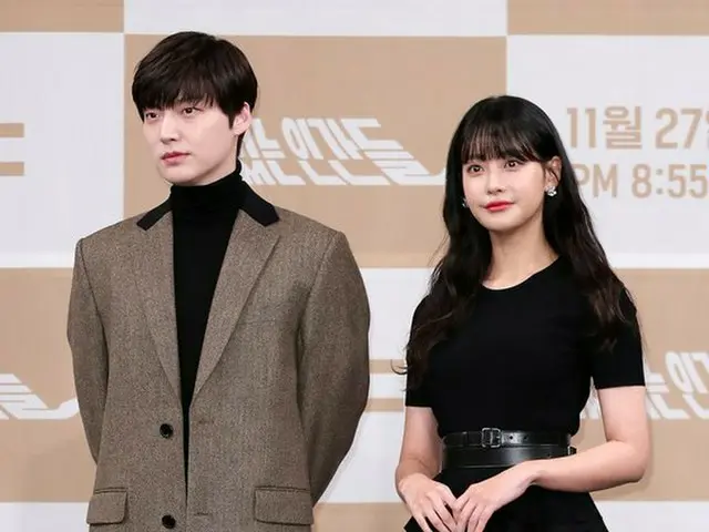 Actor Ahn JaeHyeon & actress Oh Yeon Seo, attended the TV Series “ScarletHumans” production presenta