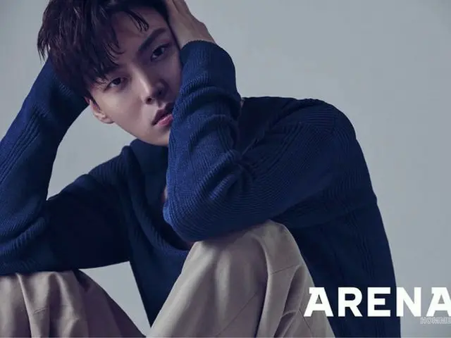 Actor Ahn Jae Hyeon, released pictures. Magazine ARENA HOMME +.