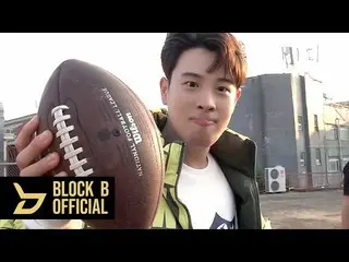 [Official] Block B, P.O NFL F/W video advertising behind.  