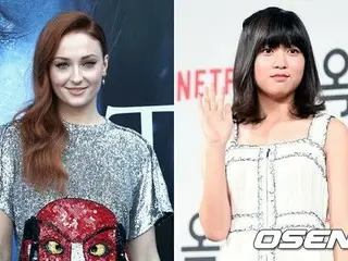 British actress Sophie Turner, praised Ahn Seo Hyeon, a child of movie "Okuja". 