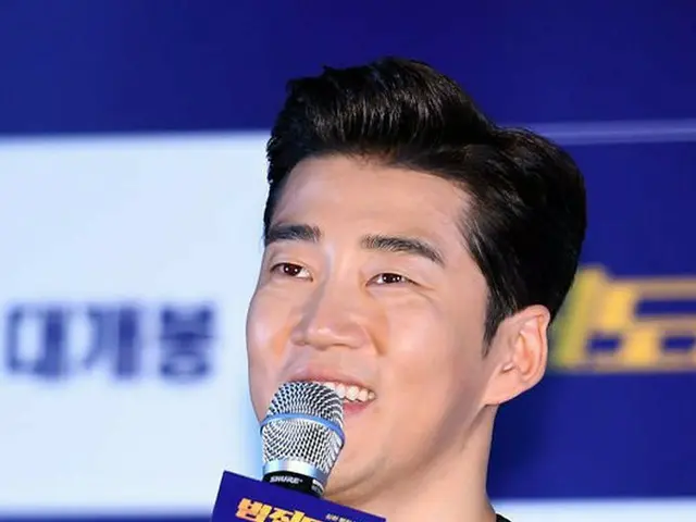 Actor Yoon Kye Sang attended the media preview of the movie ”crime city”. 20thafternoon, mega box Do
