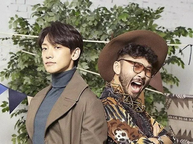 Rain (Bi) & Noh Hongchul attends the production presentation of Netflix ”Gluttonand Beard Face”. ..