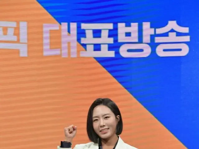 Lee Sang-hwa, wife of KangNam and former speed skating representative of SouthKorea, attended the pr