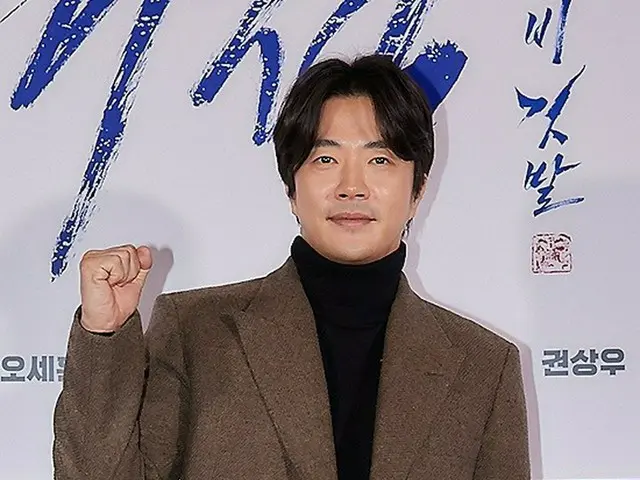 Actor Kwon Sang Woo attends the movie ”Pirates 2” media preview and pressconference. .. ..