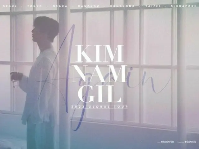 Actor Kim Nam Gil, the fan concert 2023 GLOBAL TOUR ”Again” will be held. . ●Seoul, Tokyo, Osaka, Ba
