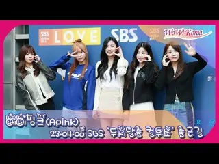 Apink went to the broadcasting station to appear on SBS radio "2 o'clock escape 