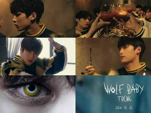 TRCNG, 1st single album ”WHO AM I” title song ”WOLF BABY” MV teaser to bereleased on the Official ch