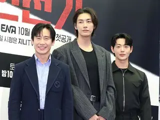[Photo] Shin Ha Kyun & Kim Young Kwang & Shin Jae Ha attend the production presentation of the new TV series “Biography of a Villain”