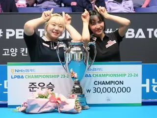 Choi Hye-mi, who turned professional from a part-time job at a billiards hall, wins her first victory on the 6th LPBA season tour four years after her debut.