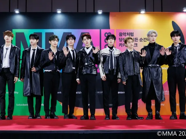 [Photo report] “ZERO BASE ONE” appears at “MMA 2023” red carpet event