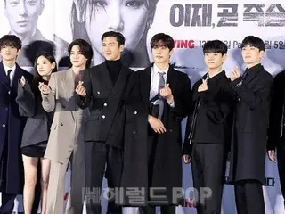 [Photo] Actors Seo In Guk, Park SoDam, Choi Si Won (SUPER JUNIOR) and others attended the production presentation of the TV series "I'm about to die"