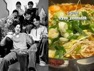 Singer Lee Seung Gi, Kyuhyun (SJ) and other "Blo & Marble" teams gather for a luxurious year-end party... Actor Lee DongHwi was impressed by actor Yoo YeonSeock's "Tappal Ramen"