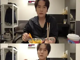 Kyuhyun (SUPER JUNIOR), ``Around 30 people ate 110 people's worth of meat'' at a musical dinner party.
