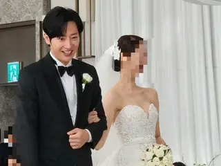 Actor Lee Sang Yeob's wedding with his beautiful bride... "I can see they are very much in love"