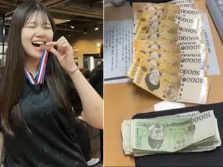 "Come eat for free for the rest of your life"... High school girl finds 1.22 million won in cash and returns it (Korea)