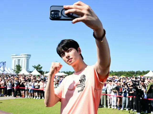 ASTRO's Cha EUN WOO also participated... The North Face's "2024 TNF 100 Gangwon" was a great success