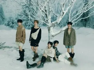 "TOMORROW X TOGETHER" releases concept photo for Japanese single "CHIKAI"... A bard visual in the snow