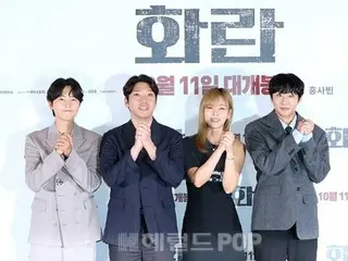 [Photo] Actors Song Joong Ki, Hong XaBin, and Kim Hyun Seo (BIBI), the brilliant protagonists of the movie "Hwarang"... Participate in the media preview and press conference