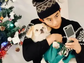 "2PM" Taecyeon releases a heartwarming photo with his pet dog Eddie!