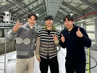 “Olympic Friends” and “SHINee” Minho watch the luge event at the “2024 Gangwon Winter Youth Olympic Games”