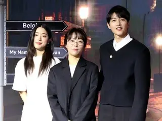 [Photo] Actors Song Joong Ki & Choi Sung Eun attend the production presentation of the Netflix movie “Ro Giwan”… “I have a feeling it will be a big hit”