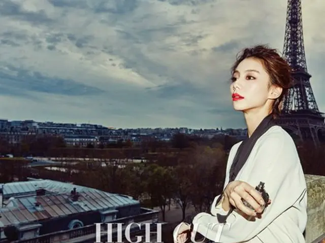 ”Mrs. Young” actress Park Suzyun, released pictures. Magazine ”HIGH CUT”