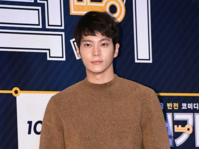 Actor JooWon, preview screening. Movie 'LUCKY' VIP preview.