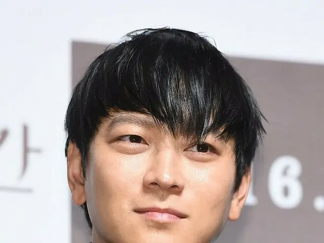 Actor Kang Dong Won, production report meeting. Movie 'Hidden Time', Seoul,Apgujeong CGV.