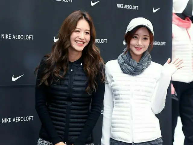 ”RAINBOW” Jegyeon & Sunwa attends ”NIKE AEROLOFT” free launch event.
