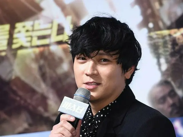 Actor Kang Dong Won, a movie 'Master' Production Reporting Meeting.