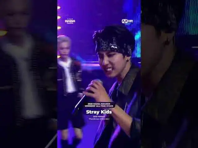 Check out the iconic stage of the winners, Stray Kids 🏆 VISA Album of the Year 