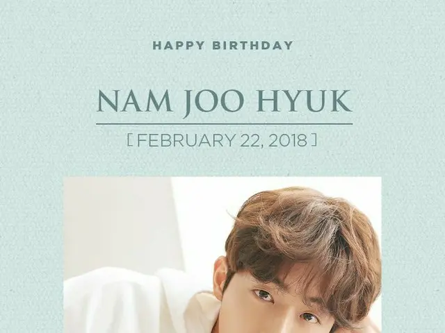 【T Official yg】 Actor Nam · Joo Hyuk, birthday.