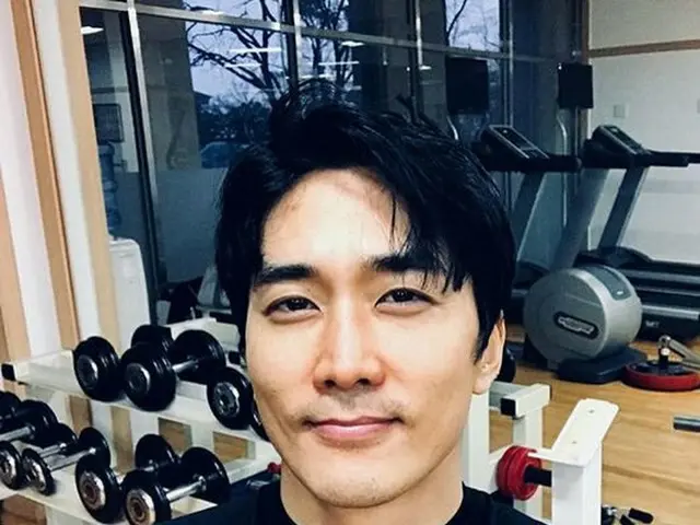 Actor Song Seung Hong, SNS update. Training appearance released.