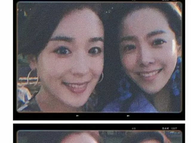 Actress Han Ji Min, picture of older sister published. * ”My best friend, oldersister”