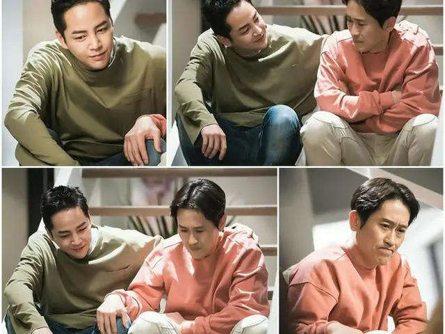 Actor Jang Keun Suk and Cho Hee Bon, TV Series ”Switch” shooting site.