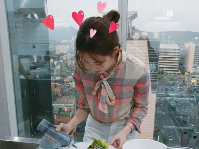 Seolhyun (SNSD), updated her recent lifestyle.