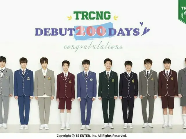 TRCNG, Today (27th) 200 days since debut. From 5pm Vlive commemorativebroadcast.